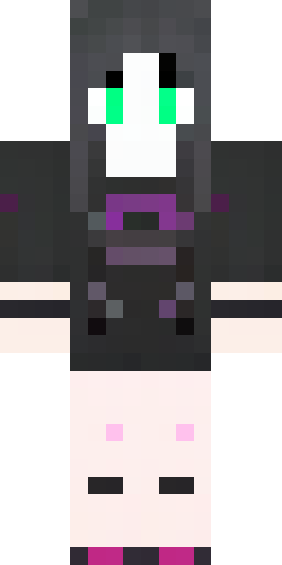 Скин Майнкрафт: A detailed 64x64 pixel art image of a multi-layered female Minecraf…