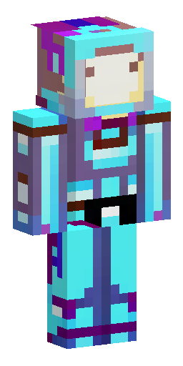 A detailed Minecraft character skin design, full-body view, front a… Скин Майнкрафт: A detailed Minecraft character skin design, full-body view, front a…