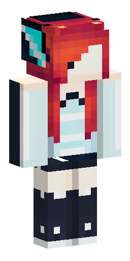 A girl with long red curly hair, she is dressed in medieval clothes… Скин Майнкрафт: A girl with long red curly hair, she is dressed in medieval clothes…