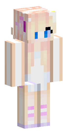Anime Minecraft girl skin. Soft light skin, big sparkling eyes with… Скин Майнкрафт: Anime Minecraft girl skin. Soft light skin, big sparkling eyes with…
