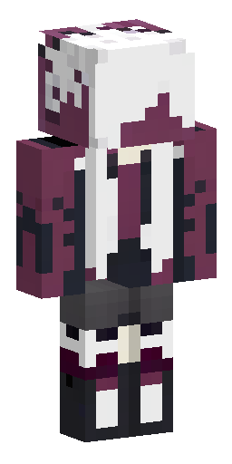 Аниме-скин лисицы: длинные серебристо-белые волосы, лисьи уши (белы… Скин Майнкрафт: Аниме-скин лисицы: длинные серебристо-белые волосы, лисьи уши (белы…