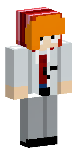 Скин Майнкрафт: bacon hair from roblox with lab coat
