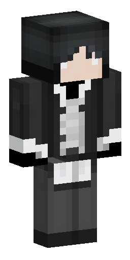 Скин Майнкрафт: Чёрный мужской Minecraft-скин в стиле Dark/PvP: полностью чёрный ко…