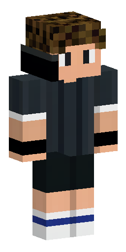 Classic Minecraft Steve character skin, wearing a black Adidas trac… Скин Майнкрафт: Classic Minecraft Steve character skin, wearing a black Adidas trac…