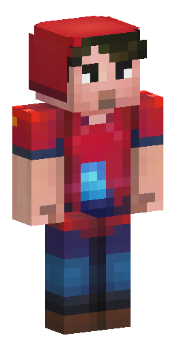 Скин Майнкрафт: costume steve red