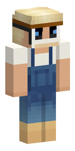 Скин Майнкрафт: Create a 64x64 Minecraft skin texture of a cute innocent mascot far…