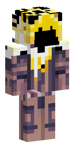 Скин Майнкрафт: Create a Minecraft skin based on the reference image: a dark fantas…