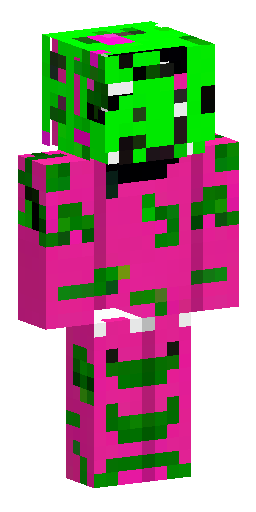 create a red minecraft skin for pvp, and have a creeper logo on the back Скин Майнкрафт: create a red minecraft skin for pvp, and have a creeper logo on the back
