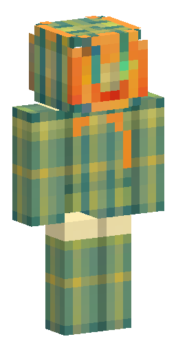 Скин Майнкрафт: Cute little pumpkin with silly face and cute dress :3