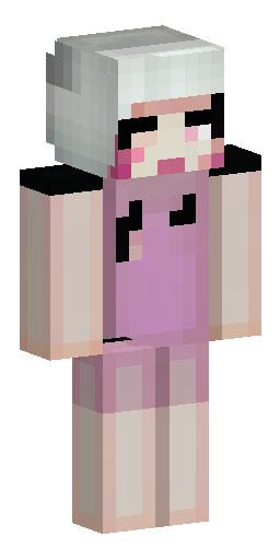 Скин Майнкрафт: cute silly, detalisied white skin