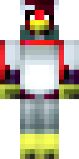 Цыплёнок в красных штанах Скин Майнкрафт: Цыплёнок в красных штанах