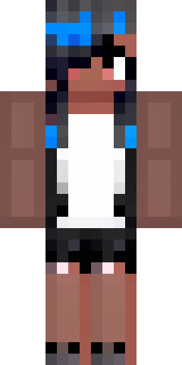 Emo black girl. Скин Майнкрафт: Emo black girl.