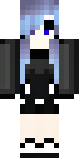 Скин Майнкрафт: Emo dark girl.
