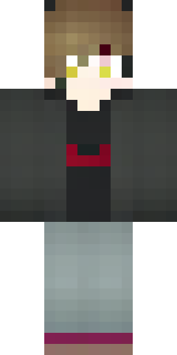 Скин Майнкрафт: Hair: Brown hair, Ash-grey hair, Messy hair. Eyes: Crimson eyes, Gl…