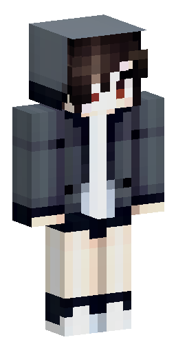 Highly detailed Minecraft skin. An anime style character with mediu… Скин Майнкрафт: Highly detailed Minecraft skin. An anime style character with mediu…