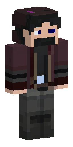 Скин Майнкрафт: Minecraft skin 64×64, Classic Steve UV layout. Dark Nether research…