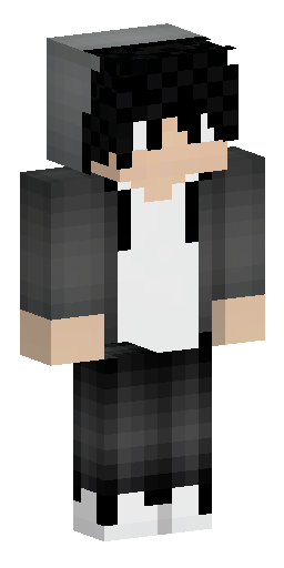 Скин Майнкрафт: Minecraft-скин 64×64 Slim: парень с густыми чёрными кудрявыми волос…
