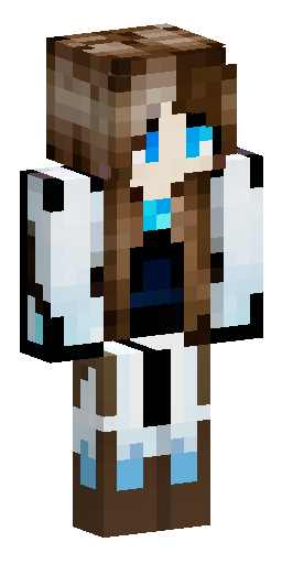 Скин Майнкрафт: Minecraft-скин 64×64: светло-русые волосы средней длины, объёмная к…