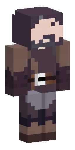 Скин Майнкрафт: Minecraft skin, 64x64 pixel art, a mysterious wandering dwarf merch…