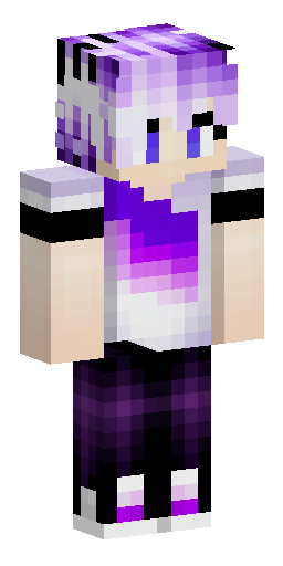 Minecraft skin, anime boy, fluffy short light gray hair, vibrant pu… Скин Майнкрафт: Minecraft skin, anime boy, fluffy short light gray hair, vibrant pu…