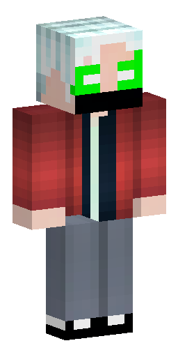 Minecraft skin, boy with messy short white hair, glowing bright gre… Скин Майнкрафт: Minecraft skin, boy with messy short white hair, glowing bright gre…