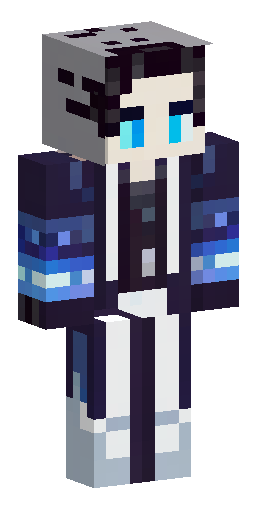 Minecraft skin, dark-haired mage with blue eyes, modern dark academ… Скин Майнкрафт: Minecraft skin, dark-haired mage with blue eyes, modern dark academ…