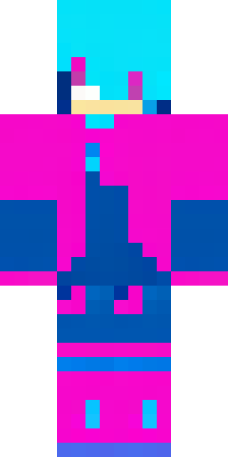 Скин Майнкрафт: Minecraft skin, Deltarune style pixel art character, blue skin tone…