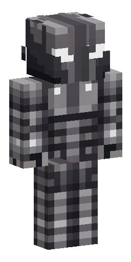 Скин Майнкрафт: Minecraft skin design. Dark knight in massive, forged armor made of…