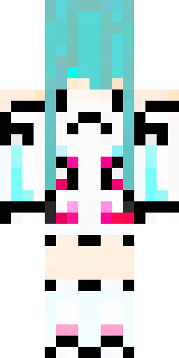 Minecraft skin, Hatsune Miku, anime cyborg girl, giant long twin ta… Скин Майнкрафт: Minecraft skin, Hatsune Miku, anime cyborg girl, giant long twin ta…