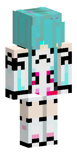 Minecraft skin, Hatsune Miku, anime cyborg girl, giant long twin ta… Скин Майнкрафт: Minecraft skin, Hatsune Miku, anime cyborg girl, giant long twin ta…