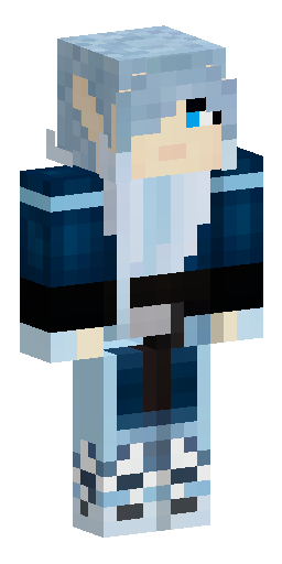 Minecraft skin, male elf sorcerer, pale white skin, pointed elf ear… Скин Майнкрафт: Minecraft skin, male elf sorcerer, pale white skin, pointed elf ear…