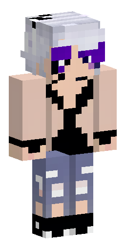 Minecraft skin, male, slim, dark purple and black outfit, glowing v… Скин Майнкрафт: Minecraft skin, male, slim, dark purple and black outfit, glowing v…