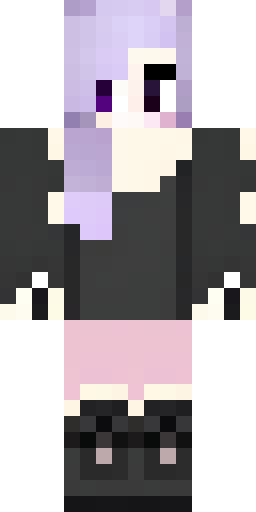 Скин Майнкрафт: Minecraft skin of a fantasy female character with a mysterious dark…