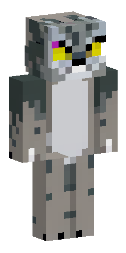 Minecraft skin of an anthropomorphic Pallas's cat (manul), 64x64 te… Скин Майнкрафт: Minecraft skin of an anthropomorphic Pallas's cat (manul), 64x64 te…