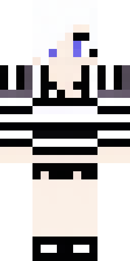 Скин Майнкрафт: • Монохромная чёрно-белая гамма: тёмная одежда на светлом лице и во…