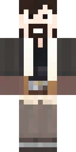 Скин Майнкрафт: Мужской персонаж в стиле Minecraft с квадратной головой и пиксельно…