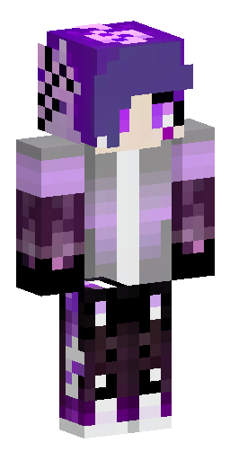 Скин Майнкрафт: Palette: Black, Graphite, Dark Purple, Bright Purple, Lavender, Whi…