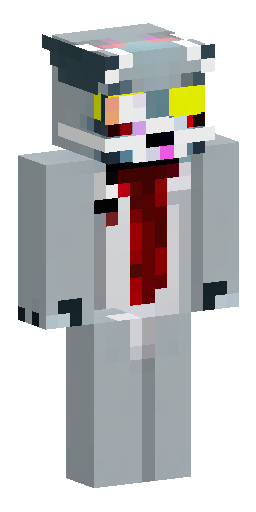 Скин Майнкрафт: Scary doctor cat with yellow scary eyes, med hat and halat. With bl…
