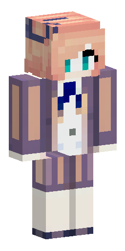 Скин Майнкрафт: Сегодня. Я. Нарисуй скин для Minecraft (вид спереди, 64×64): аниме‑…