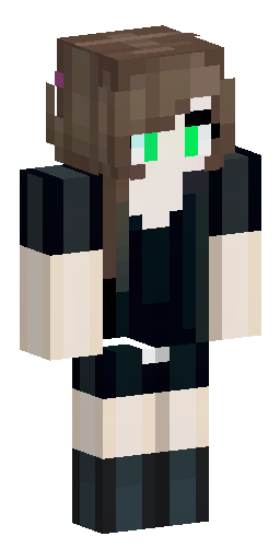 She should have dark brown shoulder-length hair. Her eyes should be… Скин Майнкрафт: She should have dark brown shoulder-length hair. Her eyes should be…