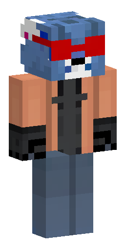 Скин Майнкрафт: solo, black nails, claws, long sleeves, (Anthro male grey fox with…