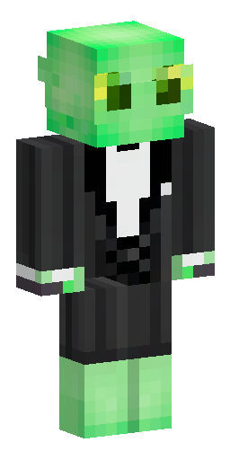 Скин Майнкрафт: Создай Minecraft-скин в формате 64x64 пикселей: зелёный инопланетян…