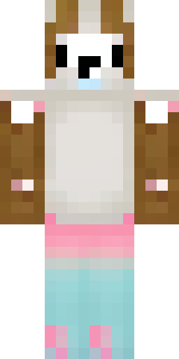 The image shows an anthropomorphic character (furry-art(hare)). The… Скин Майнкрафт: The image shows an anthropomorphic character (furry-art(hare)). The…