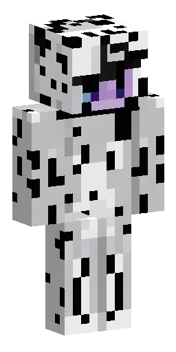 The skin is a furry, the fur color is black and white, and it’s dre… Скин Майнкрафт: The skin is a furry, the fur color is black and white, and it’s dre…