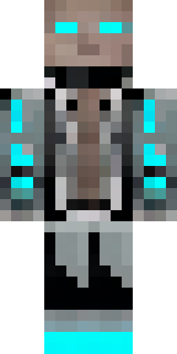 ull body view of an original cyberpunk character, Minecraft skin st… Скин Майнкрафт: ull body view of an original cyberpunk character, Minecraft skin st…