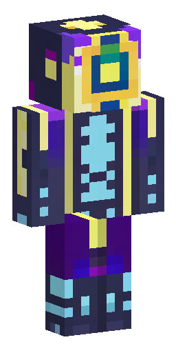 Скин Майнкрафт: Уникальный скин Minecraft: тёмный алхимик-механик. Обсидиановая бро…