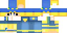 Развёртка скина Майнкрафт: A Minecraft skin He was wearing a blue sweatshirt and pants…