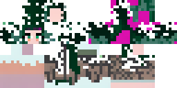 Развёртка скина Майнкрафт: Скин TheBackWood — зимний вариант. Это образ тихой лесной…