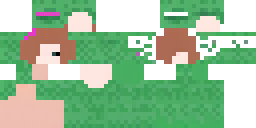 Развёртка скина Майнкрафт: Green checkered sweater, long sleeves. White skin. Dark green pants.…