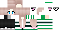 Развёртка скина Майнкрафт: Девушка, пепельные длинные волосы, уши эльфа, свитер без плеч с…